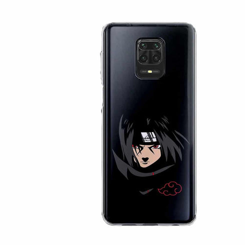 Coque Xiaomi Redmi Note 9 Itachi Fond Noir