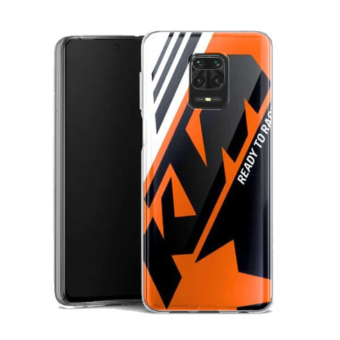 Coque Telephone Xiaomi Note 9 originale KTM Racing Orange and Black