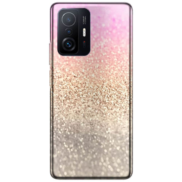 Coque pour Xiaomi 11T 5G Pink Glitter way | Housse Silicone, etui antichoc | Motif Strass