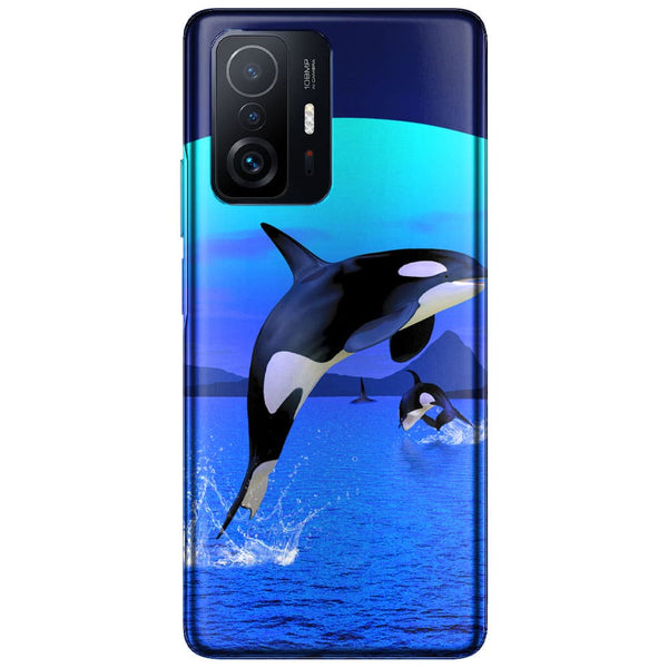 Coque Xiaomi 11T 5G Baleine | Housse Silicone, Etui antichocs | Motif animal