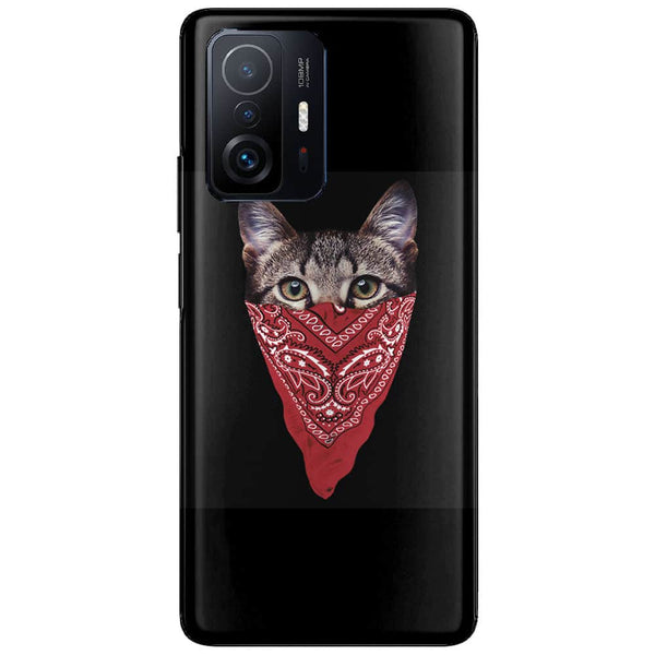 Coque Xiaomi 11T 5G Bandito Cat | Housse Silicone, Etui antichocs | Motif animal