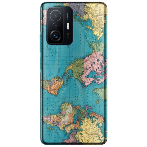 Coque Xiaomi 11T 5G / Pro Carte vintage du monde (1897)