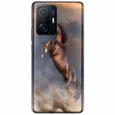 Coque Xiaomi 11T 5G Cheval Libre | Housse Souple Silicone | Etui Antichoc | Collection Monde Equestre