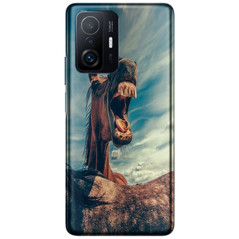 Coque Xiaomi 11T 5G Cheval Fun | Housse Souple Silicone | Etui Antichoc | Collection Monde Equestre