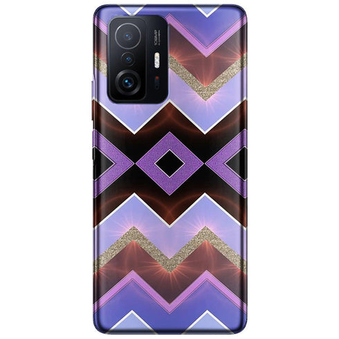 Coque pour Xiaomi 11T / 11T Pro Chevrons Azteque Violet