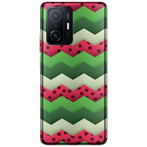 Coque pour Xiaomi 11T / 11T Pro Pasteque Summer Chevrons