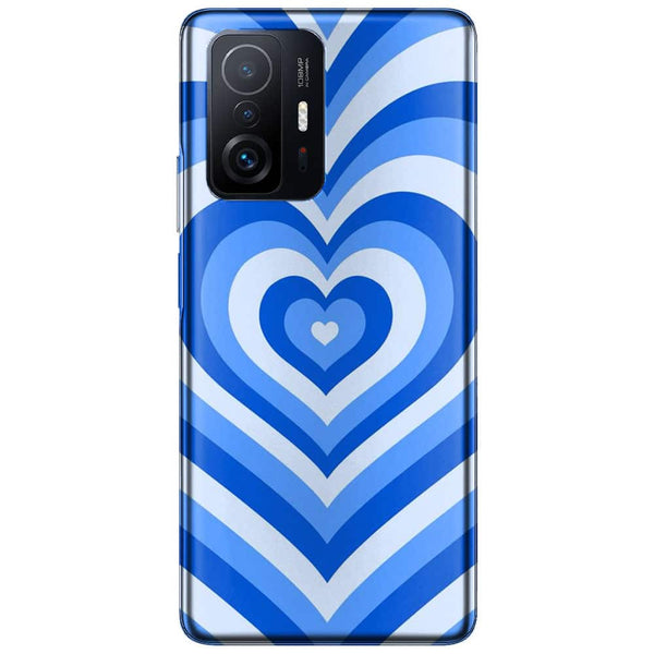 Coque Xiaomi 11T 5G Coeur Bleu Infini