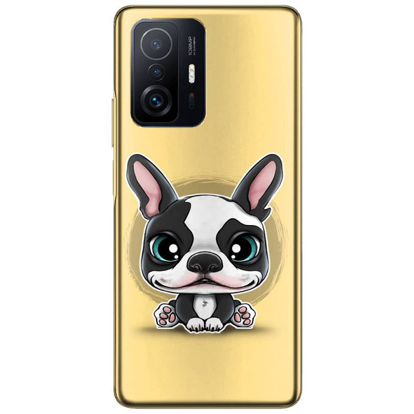 Coque Xiaomi 11T 5G Cute Puppies | Housse Silicone, Etui Antichoc | Motif Race de Chien