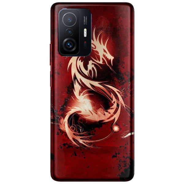 Coque pour Xiaomi 11T / 11T Pro Dragon Rouge