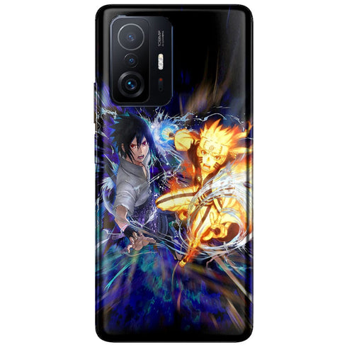 Coque Xiaomi 11T 5G Fight Naruto Sasuke