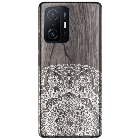 Coque pour Xiaomi 11T / 11T Pro Floral Lacet Bois