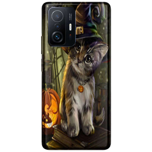 Coque Xiaomi 11T 5G Halloween Cat