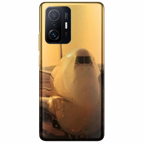Coque Xiaomi 11T 5G Jumbo Jet | Housse Silicone, Etui Antichoc | Avion de Ligne