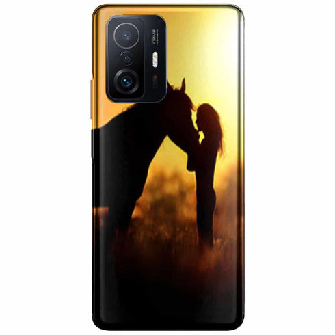 Coque Xiaomi 11T 5G Passion cheval | Housse Souple Silicone | Etui Antichoc | Collection Monde Equestre