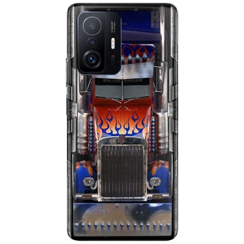 Coque Xiaomi 11T 5G Prime Truck Camion l Housse Silicone, Etui Antichoc / Américain