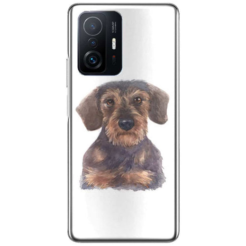 Coque Xiaomi 11T 5G Regard Teckel | Housse Silicone, Etui Antichoc | Motif Race de Chien