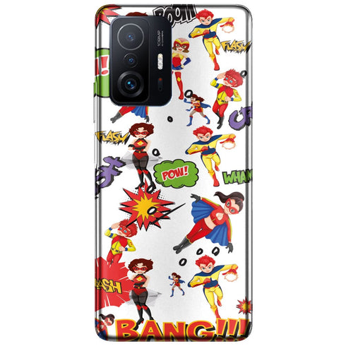 Coque Xiaomi 11T 5G Super Hero Blanc