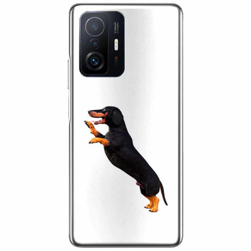 Coque Xiaomi 11T 5G Teckel Story | Housse Silicone, Etui Antichoc | Motif Race de Chien