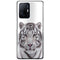 Coque Xiaomi 11T 5G Tigre Blanc | Housse antichoc | Etui Silicone | Animal Sauvage
