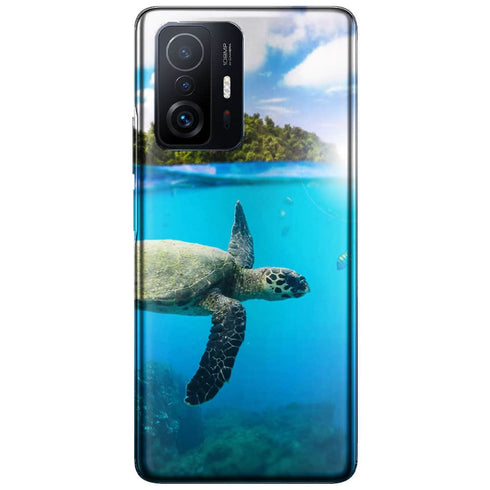 Coque Xiaomi 11T 5G Tropical Paradise | Housse Silicone, Etui antichoc | Animal Coloré