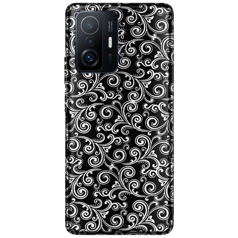 Coque Xiaomi 11T / 11T Pro Black and white swirls