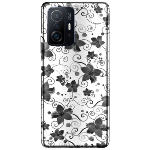 Coque Xiaomi 11T 5G / 11T 5G PRO Black Flower