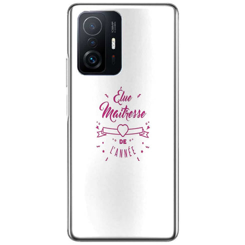Coque Xiaomi 11T 5G Elue maitresse de l'annee cadeau professeur