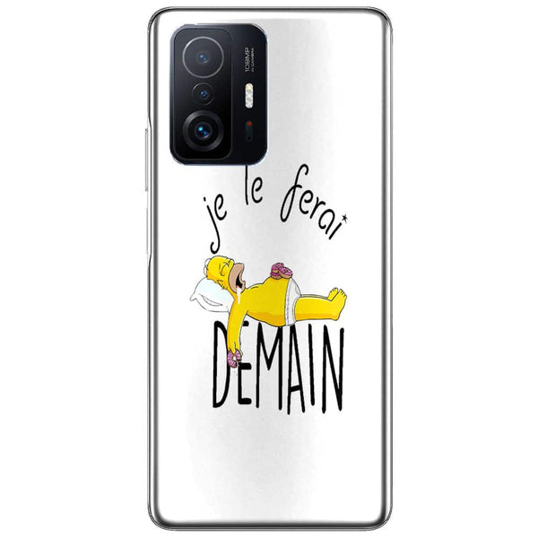Coque portable Xiaomi 11T 5G / Pro Je le Ferai demain Homer donuts