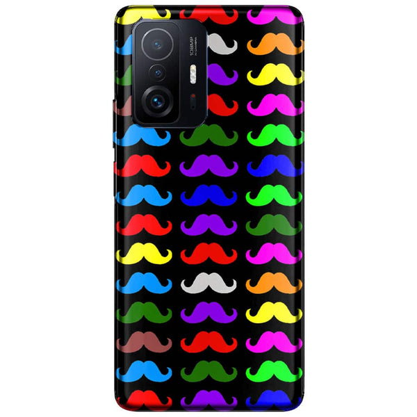 Coque Xiaomi 11T 5G / Pro Moustaches Multicouleurs