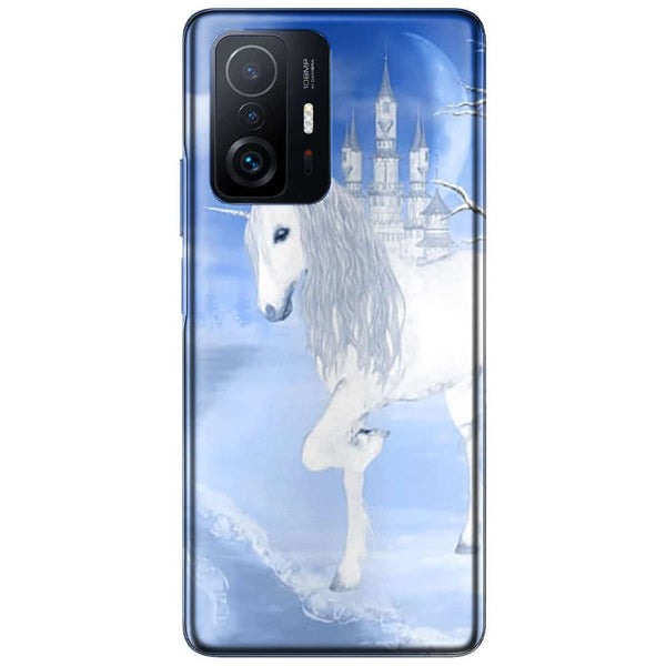 Coque Xiaomi 11T 5G The White Unicorn | Etui Antichoc, Housse Silicone | Fan de Licorne