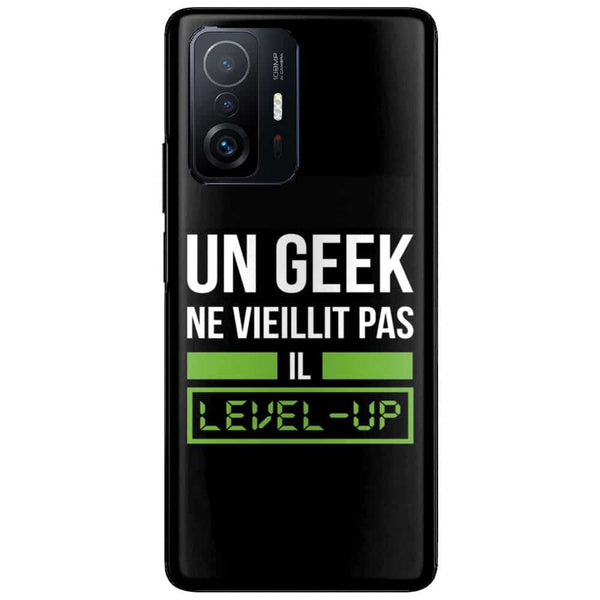 Coque Xiaomi 11T 5G / Pro Un Geek Ne vieillit pas il Level Up