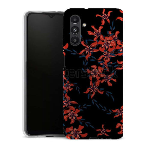 Coque antichoc Galaxy A13 5G Rouge en Noir - MaCoquePerso