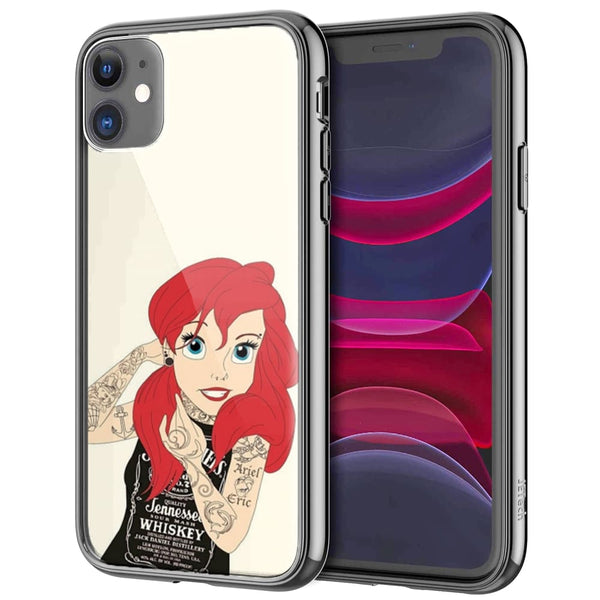 La Petite Sirene, Tattoo, Coque pour iPhone 12 en Verre Trempé
