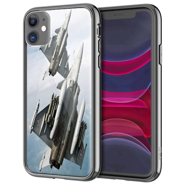 Rafale, Coque pour iPhone 12 en Verre Trempé intégral