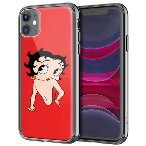 Betty Boop Pin Up, Coque pour iPhone 12 en Verre Trempé, iPhone 12 Mini, iPhone 12 PRO, iPhone 12 PRO MAX