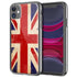 Union Jack Vintage, Grande Bretagne, Coque drapeau pour iPhone 12 en Verre Trempé