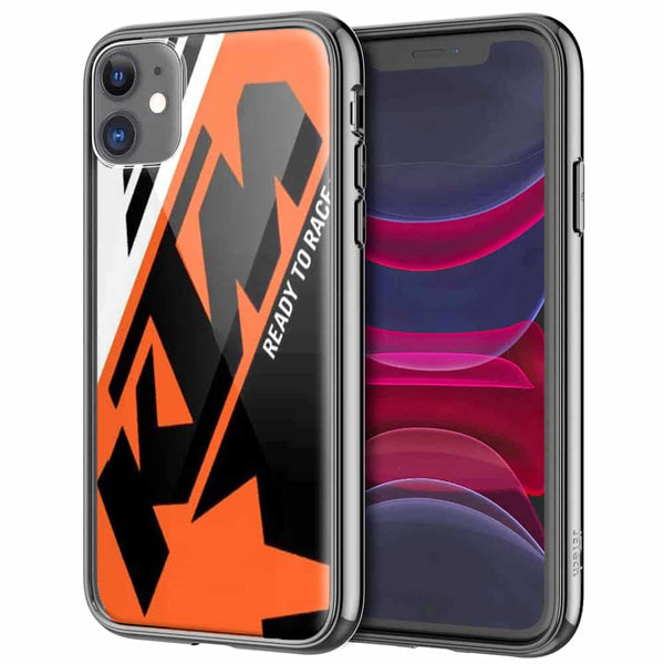KTM Bike, Coque en Verre Trempé pour iPhone 12