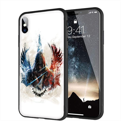 Coque assassin's creed pour iPhone XR en Verre Trempé
