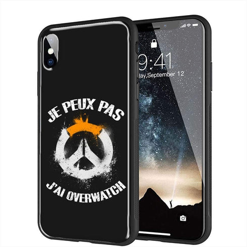 Coque Overwatch pour iPhone XR en Verre Trempé