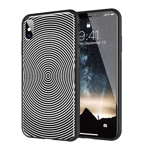 Coque Waves pour iPhone XR En verre Trempé