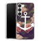 Coque Samsung Galaxy S23 ancre florale fond de roses