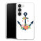 Coque Samsung Galaxy S23 ancre florale nautique fleurs mignonnes