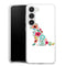 Coque Samsung Galaxy S23 Border Collie floral