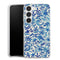 Coque Samsung Galaxy S23 Jardin flottant motif aquarelle en bleu