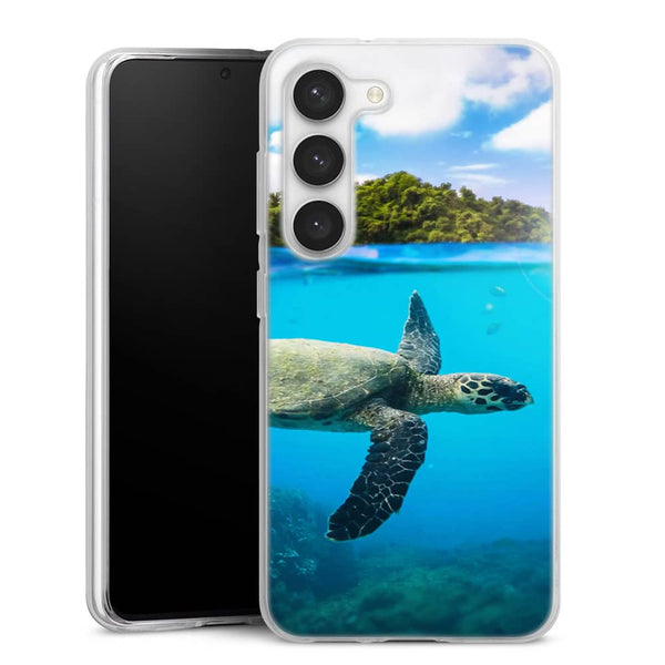 Coque Samsung Galaxy S23 Watercolor Tropical