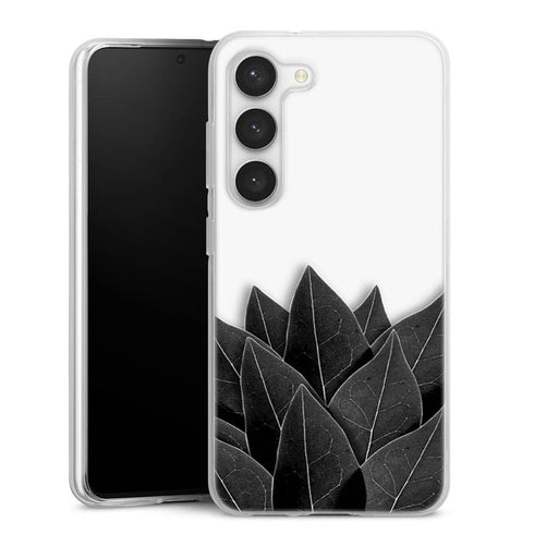 Coque Samsung Galaxy S23 Black Leaves