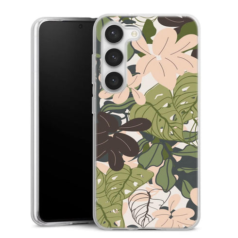 Coque Samsung Galaxy S23 Bohemian Tropical Foliage