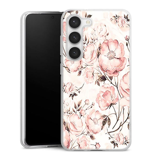 Coque Samsung Galaxy S23 Roses et pivoines victoriennes