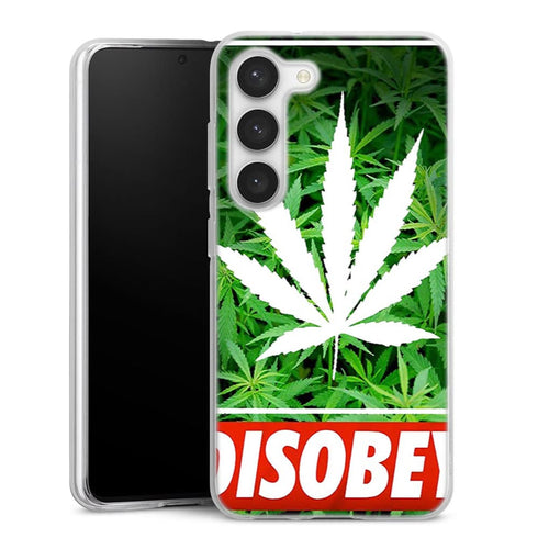 Coque Samsung Galaxy S23 Weed Cannabis Disobey