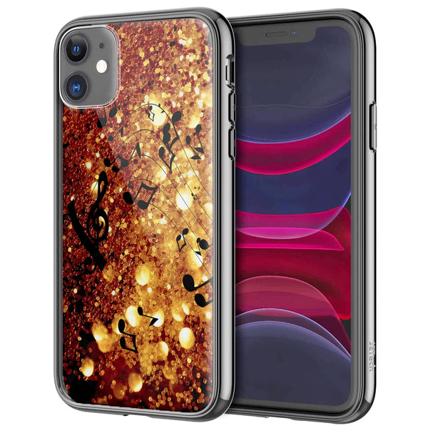 Gamme de Musique, Coque pour iPhone 12 en Verre Trempé
